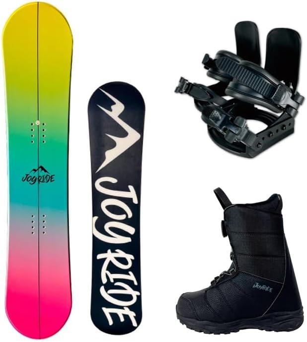 ジョイライド キッズ用スノーボード 3点セット キッズ ダイヤル 3点